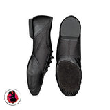 Capezio Split Sole Leather Black Jazz Shoes