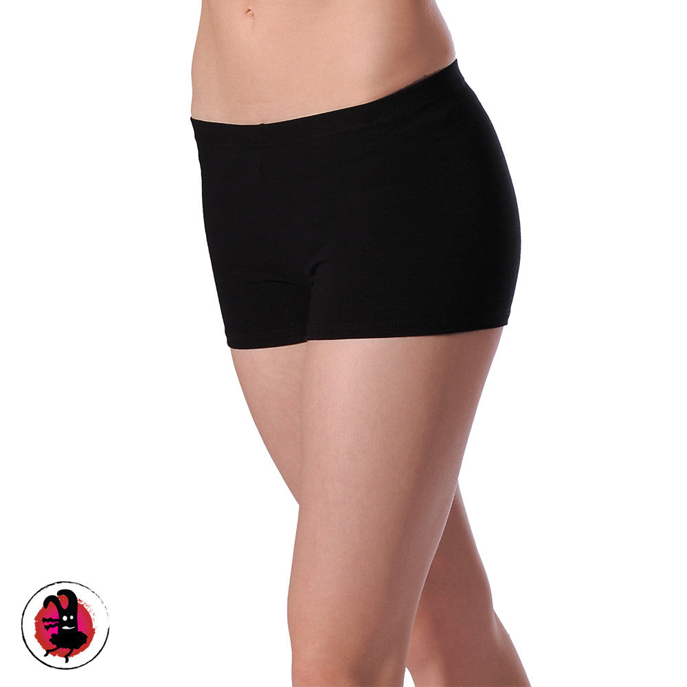 Black Hipster Style Dance Shorts