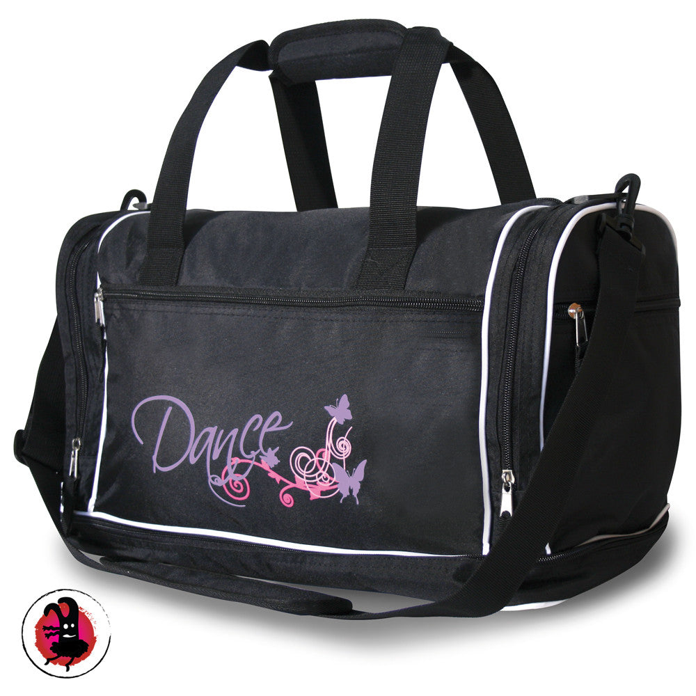Great Black Dance Holdall with Pink Design