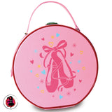 Pink Ballet Bag. Ballet Vanity Case with Ballerina Images.